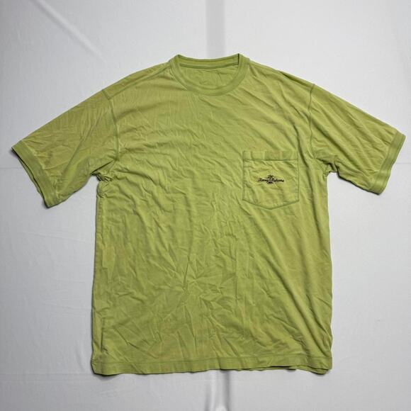 Tommy Bahama Green Short Sleeve Pocket Tee Size Large - Picture 1 of 3